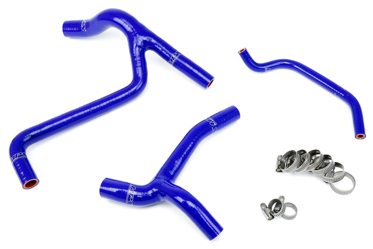 HPS Performance 57-1243-BLUE Silicone Radiator Coolant Hose Kit For 09-09 Kawasaki KX450F