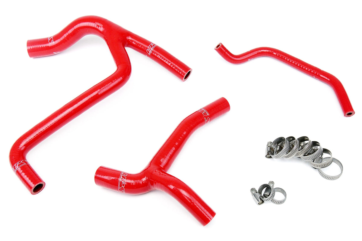 HPS Performance 57-1243-RED Silicone Radiator Coolant Hose Kit For 09-09 Kawasaki KX450F