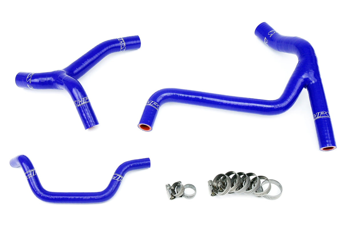 HPS Performance 57-1246-BLUE Silicone "Race Type" Radiator Coolant Hose Kit For 10-11 Kawasaki KX450F
