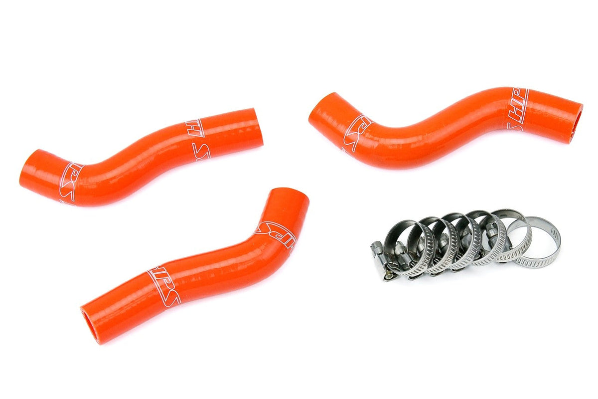 HPS Performance 57-1248-ORG Silicone Radiator Coolant Hose Kit For 07-10 KTM 250SXF