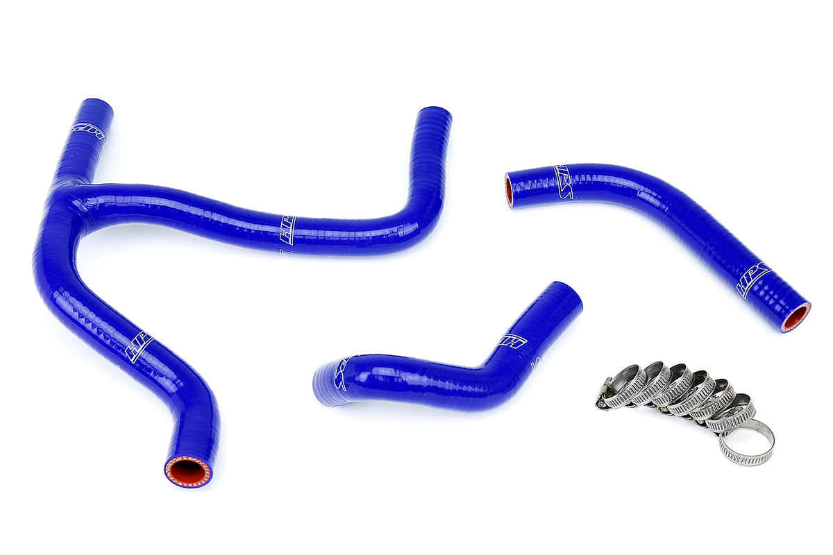 HPS Performance 57-1255-BLUE Silicone Radiator Coolant Hose Kit For 08-14 Suzuki RMZ450
