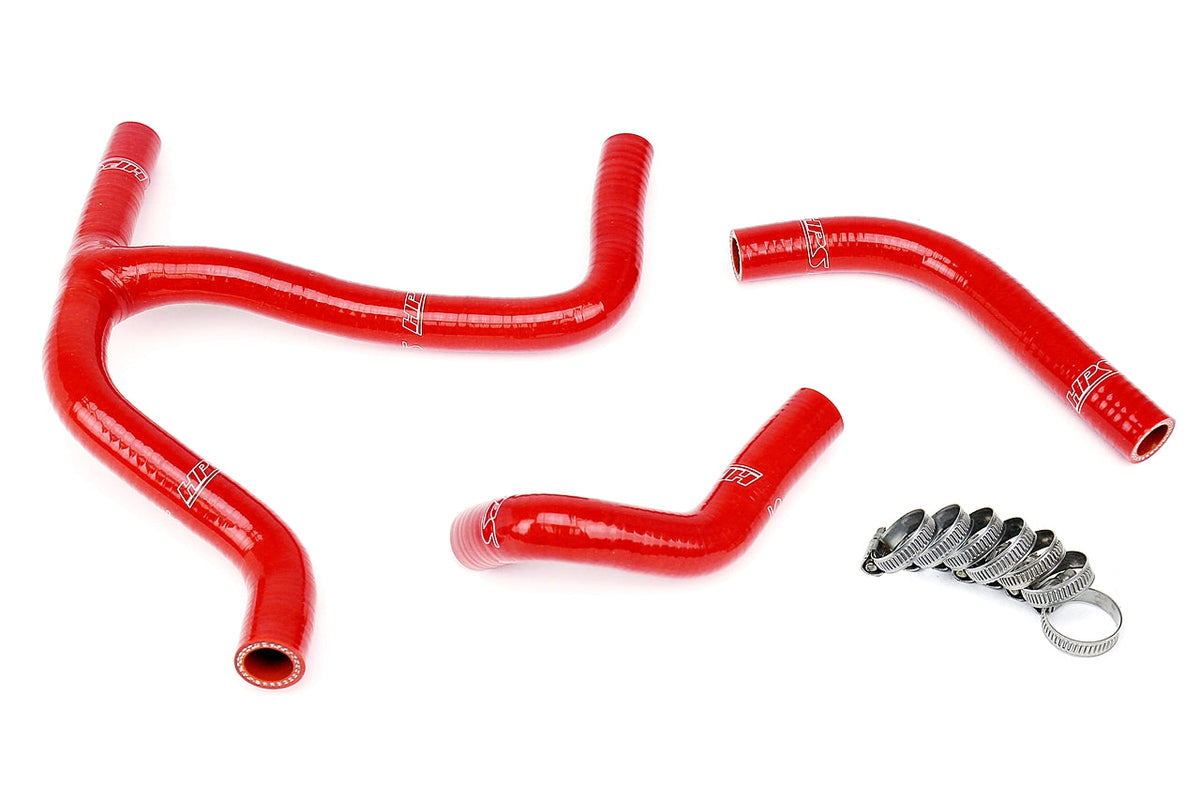 HPS Performance 57-1255-RED Silicone Radiator Coolant Hose Kit For 08-14 Suzuki RMZ450