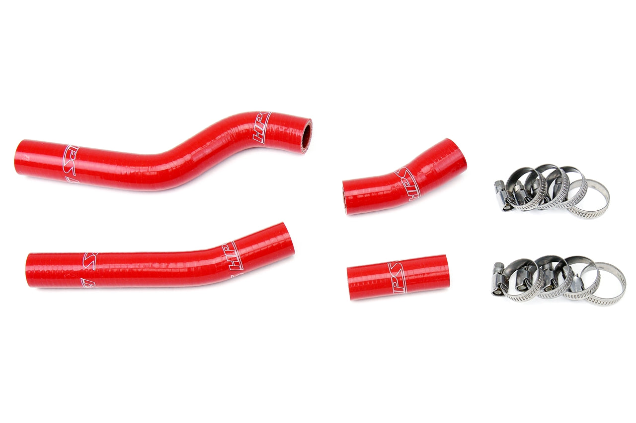 HPS Performance 57-1264-RED Silicone Radiator Coolant Hose Kit For 07-09 Yamaha WR450F / YZ450F
