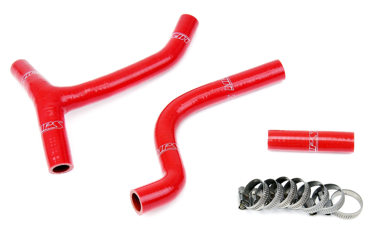 HPS Performance 57-1265-RED Silicone Radiator Coolant Hose Kit For 10-11 Yamaha YZ250F