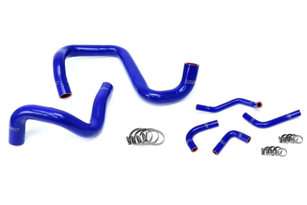 HPS Performance 57-1285-BLUE Silicone Radiator/Heater Coolant Hose Kit For 12-17 Jeep Wrangler JK & Unlimited 3.6L V6 LHD