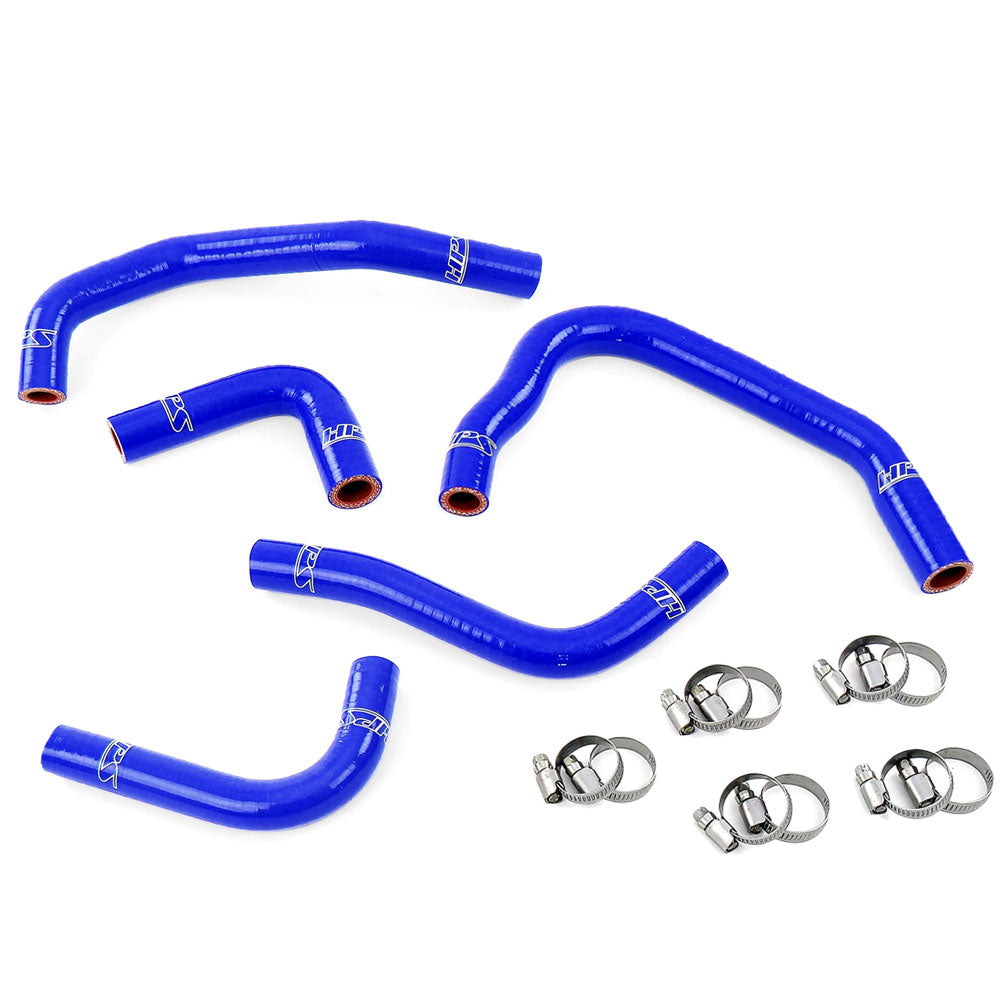 HPS Performance 57-1285H-BLUE Silicone Heater Coolant Hose Kit For Jeep 12-17 Wrangler JK 3.6L V6