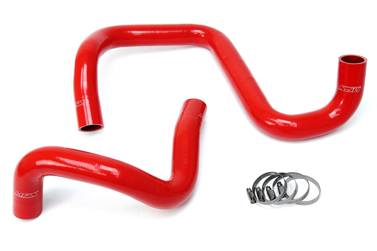 HPS Performance 57-1285R-RED Silicone Radiator Coolant Hose Kit For 12-17 Jeep Wrangler JK & Unlimited 3.6L