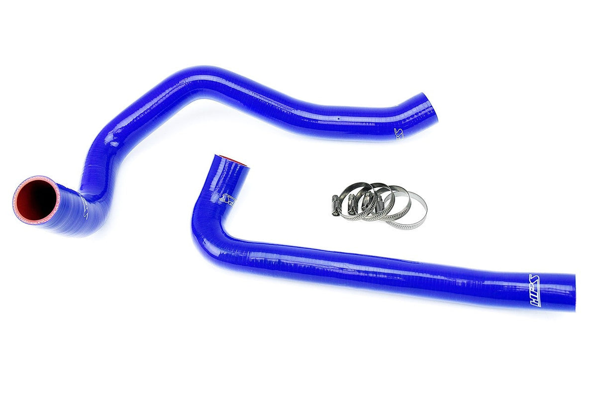 HPS Performance 57-1299-BLUE Silicone Radiator Coolant Hose Kit For 97-02 Jeep Wrangler TJ 2.5L 4Cyl