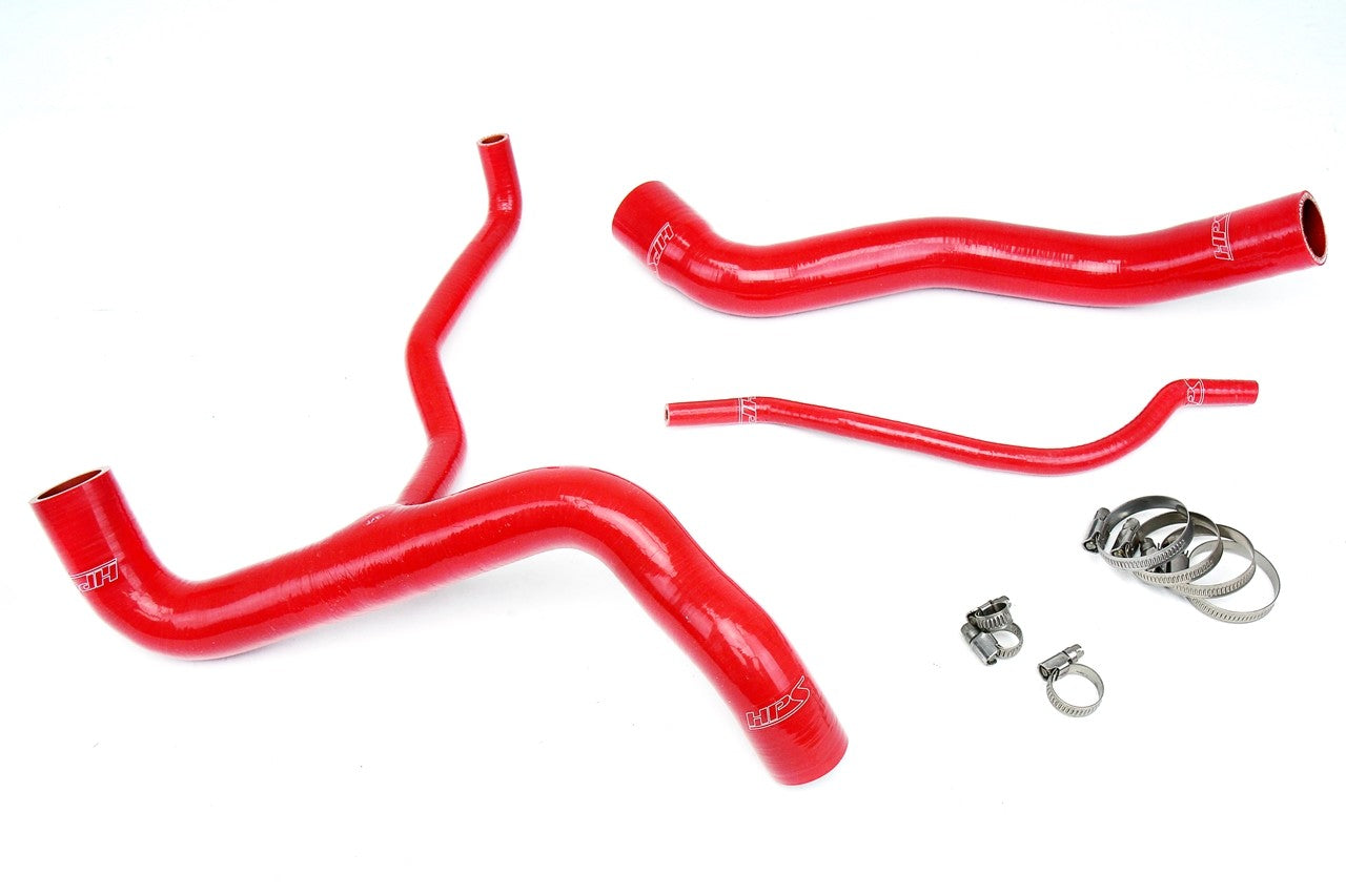 HPS Performance 57-1304-RED Silicone Radiator Coolant Hose Kit For 10-11 Chevrolet Camaro SS 6.2L V8
