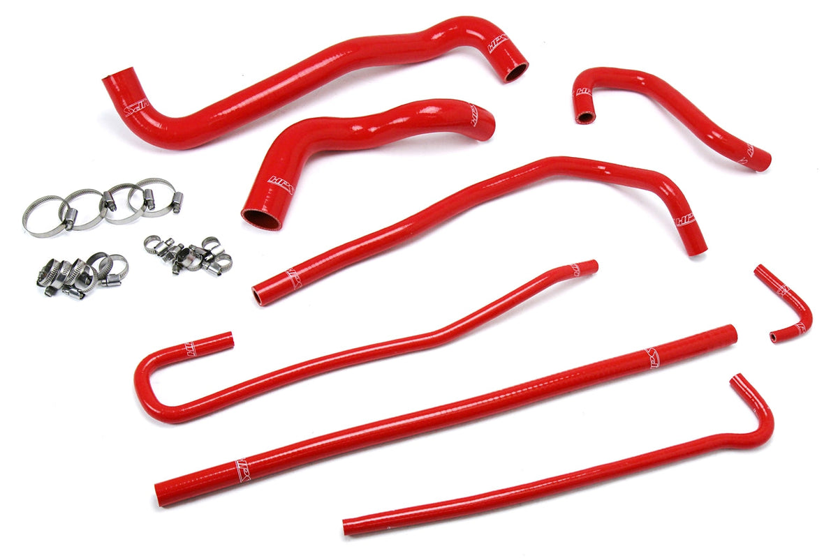 HPS Performance 57-1316-RED Silicone Radiator/Heater Coolant Hose Kit For 97-04 Corvette C5 5.7L LS1/LS6 V8