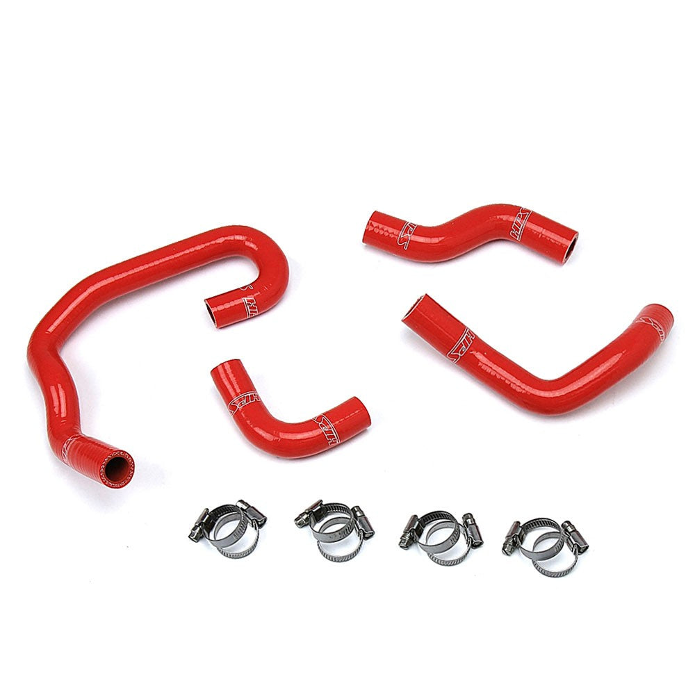 HPS Performance 57-1323H-RED Silicone Heater Coolant Hose Kit For 93-95 Toyota 4Runner / Pickup 3.0L V6 LHD