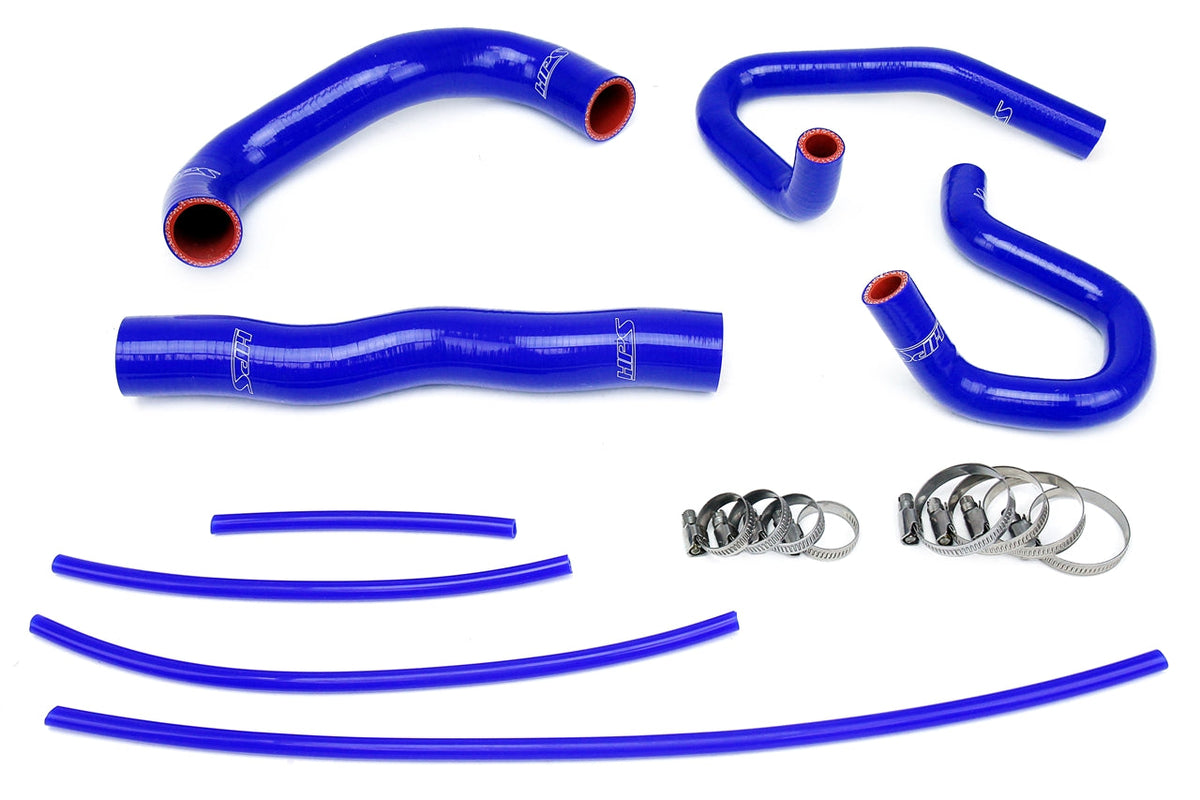 HPS Performance 57-1324-BLUE Silicone Radiator/Heater Coolant Hose Kit For 13-14 Hyundai Genesis Coupe 2.0T Turbo