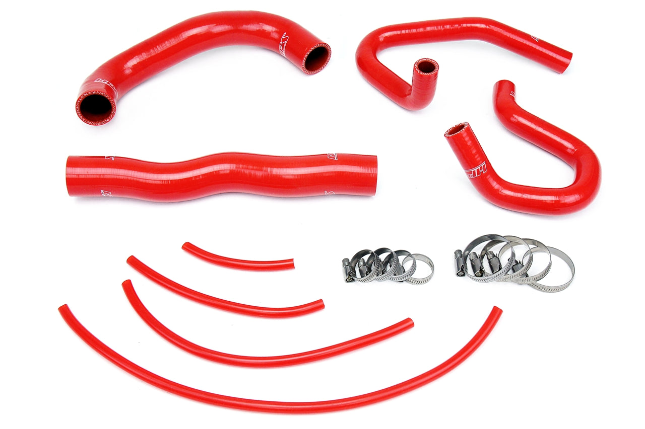 HPS Performance 57-1324-RED Silicone Radiator/Heater Coolant Hose Kit For 13-14 Hyundai Genesis Coupe 2.0T Turbo
