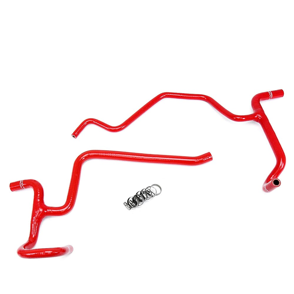 HPS Performance 57-1326H-RED Silicone Heater Coolant Hose Kit For 05-13 300 Challenger Charger Magnum 5.7L 6.1L 6.4L V8