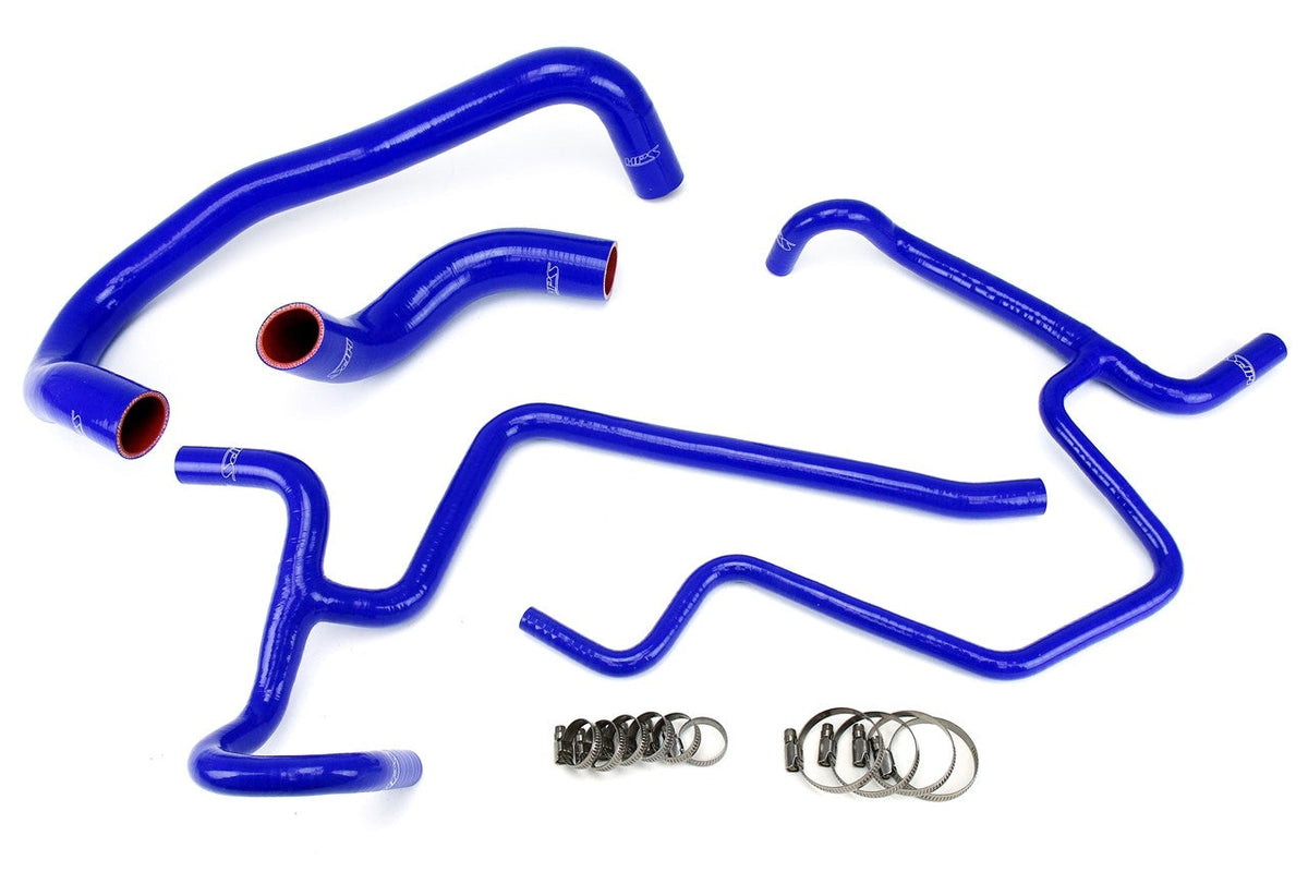 HPS Performance 57-1327-BLUE Silicone Radiator & Heater Coolant Hose Kit For 05-10 300C Challenger Charger Magnum SRT8 6.1L