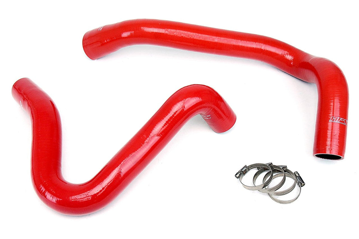 HPS Performance 57-1331-RED Silicone Radiator Coolant Hose Kit For 99-01 Ford F-Series Super Duty Pickup 7.3L