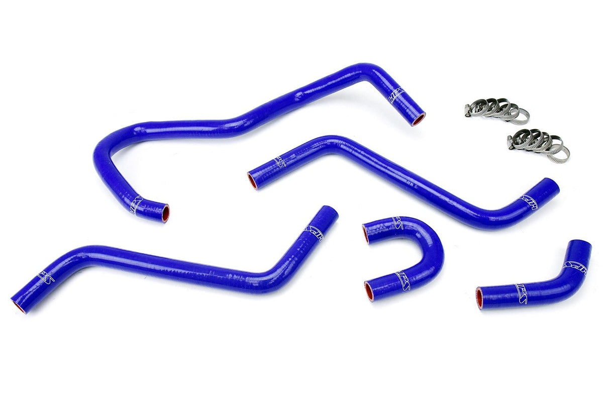 HPS Performance 57-1345-BLUE Silicone Radiator Coolant Hose Kit For 04-07 Yamaha YXR450 YXR660 Rhino