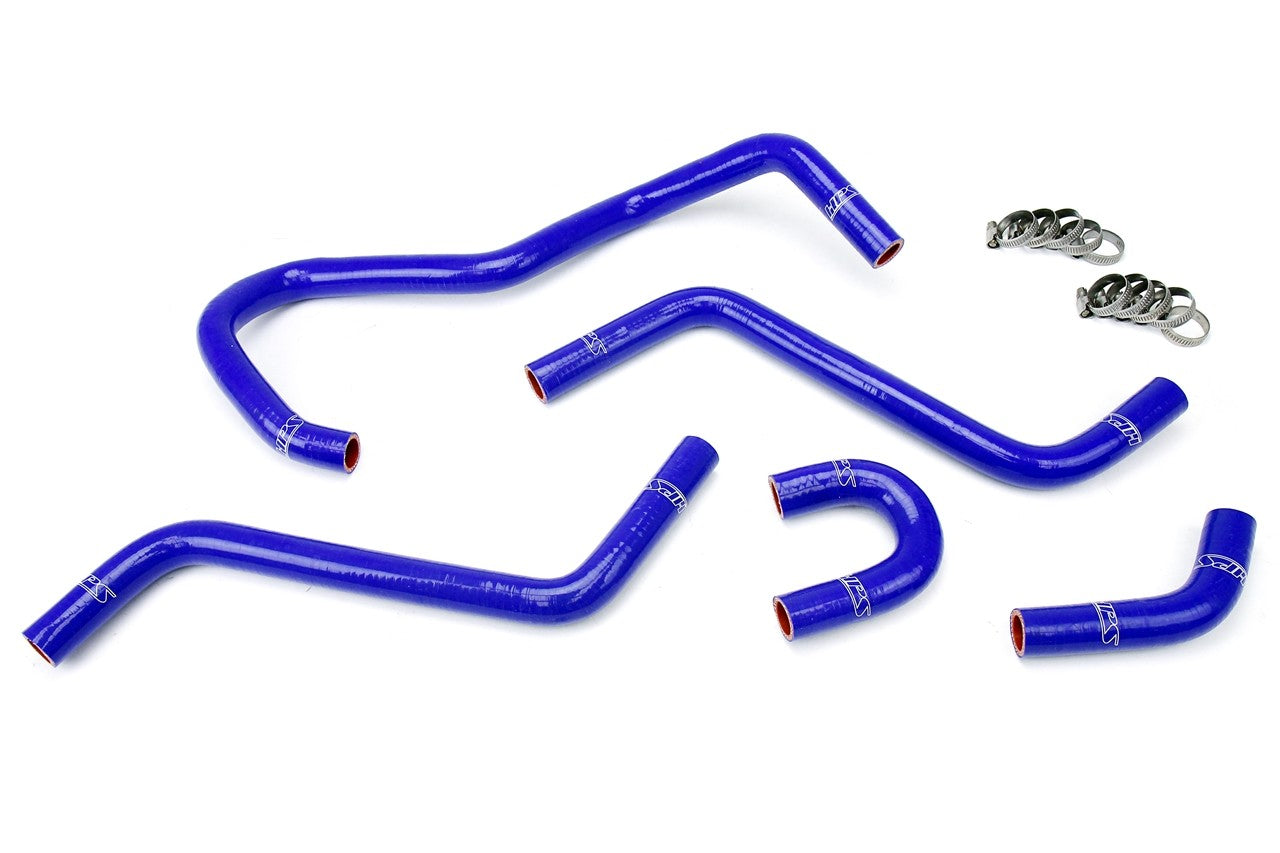 HPS Performance 57-1345-BLUE Silicone Radiator Coolant Hose Kit For 04-07 Yamaha YXR450 YXR660 Rhino