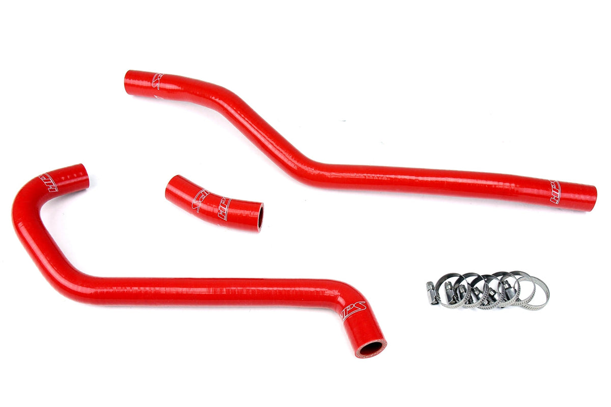 HPS Performance 57-1347-RED Silicone Radiator Coolant Hose Kit For 06-12 Yamaha YFM700 Raptor