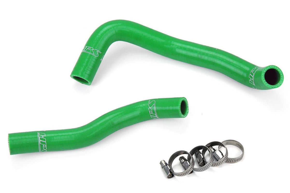 HPS Performance 57-1360-GRN Silicone Radiator Coolant Hose Kit For 03-08 Kawasaki KFX400 / 03-08 Suzuki LTZ400