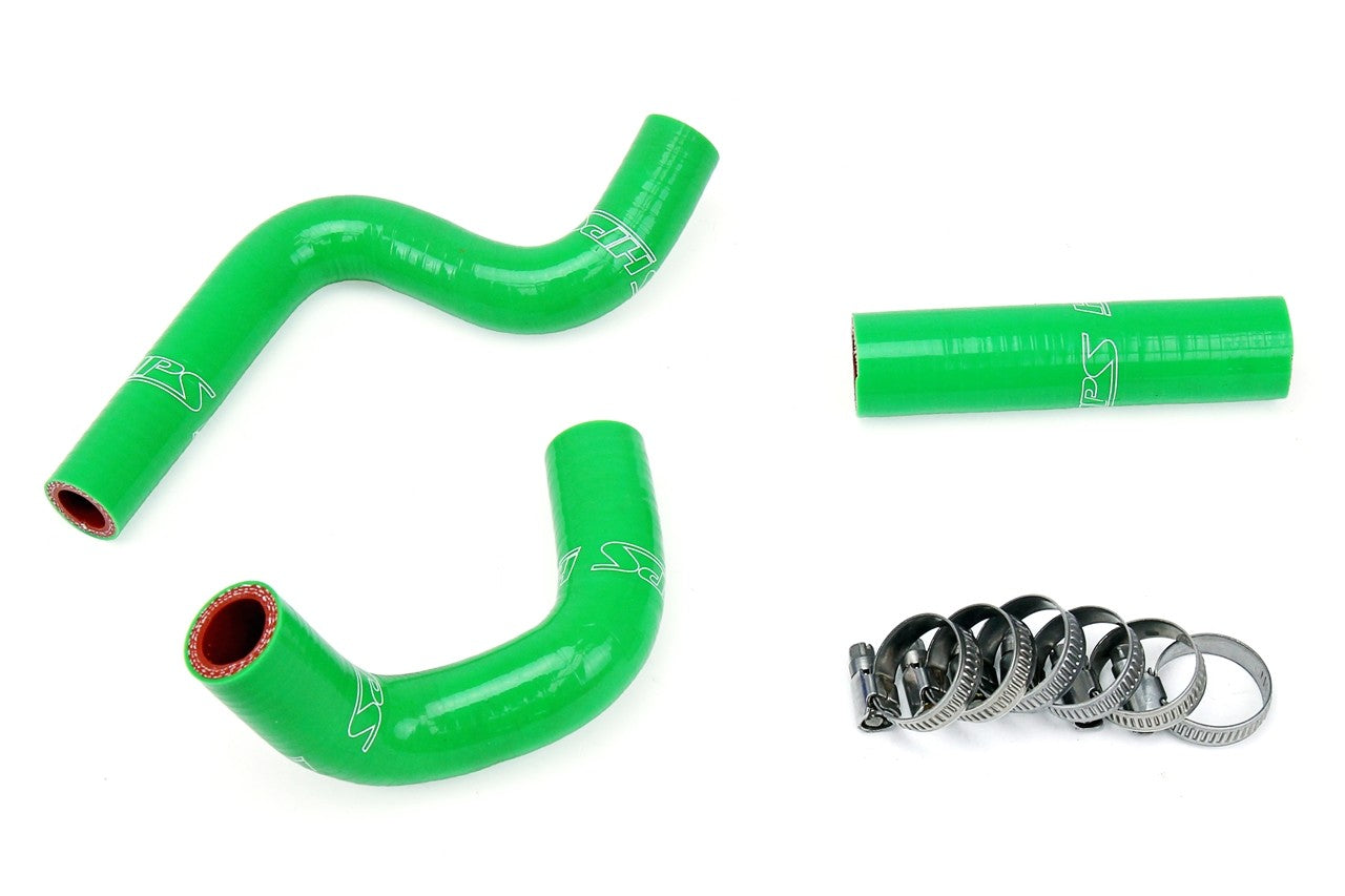 HPS Performance 57-1364-GRN Silicone Radiator Coolant Hose Kit For 98-12 Kawasaki KX80 KX85 KX100