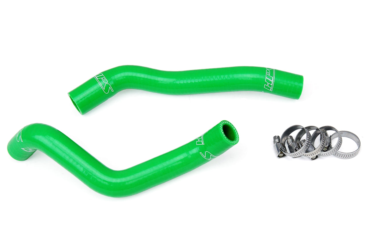 HPS Performance 57-1368-GRN Silicone Radiator Coolant Hose Kit For 08-14 Kawasaki KFX450R