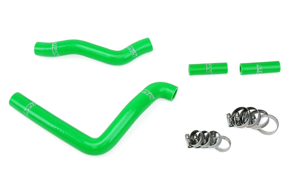 HPS Performance 57-1369-GRN Silicone Radiator Coolant Hose Kit For 05-08 Kawasaki KX250