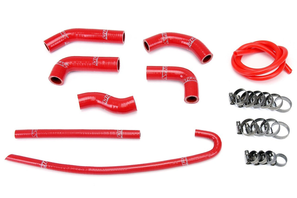 HPS Performance 57-1377-RED Silicone Radiator Coolant Hose Kit For 00-10 Honda XR650R