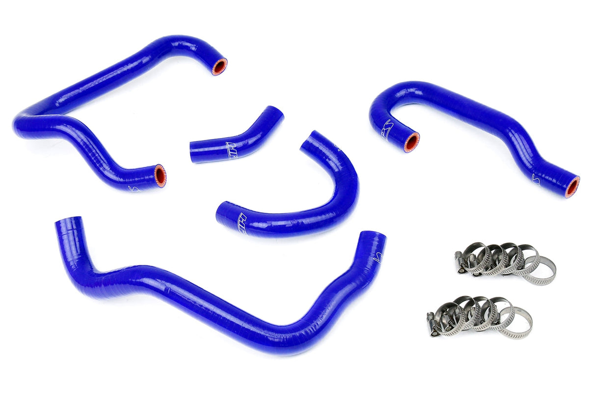 HPS Performance 57-1415-BLUE Silicone Heater Coolant Hose Kit For 06-09 Honda S2000 AP2