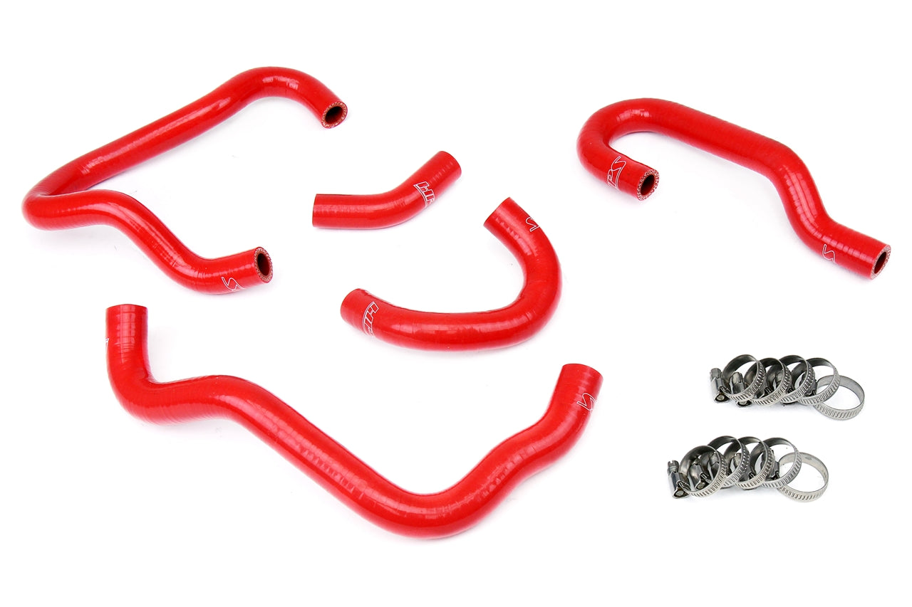 HPS Performance 57-1415-RED Silicone Heater Coolant Hose Kit For 06-09 Honda S2000 AP2