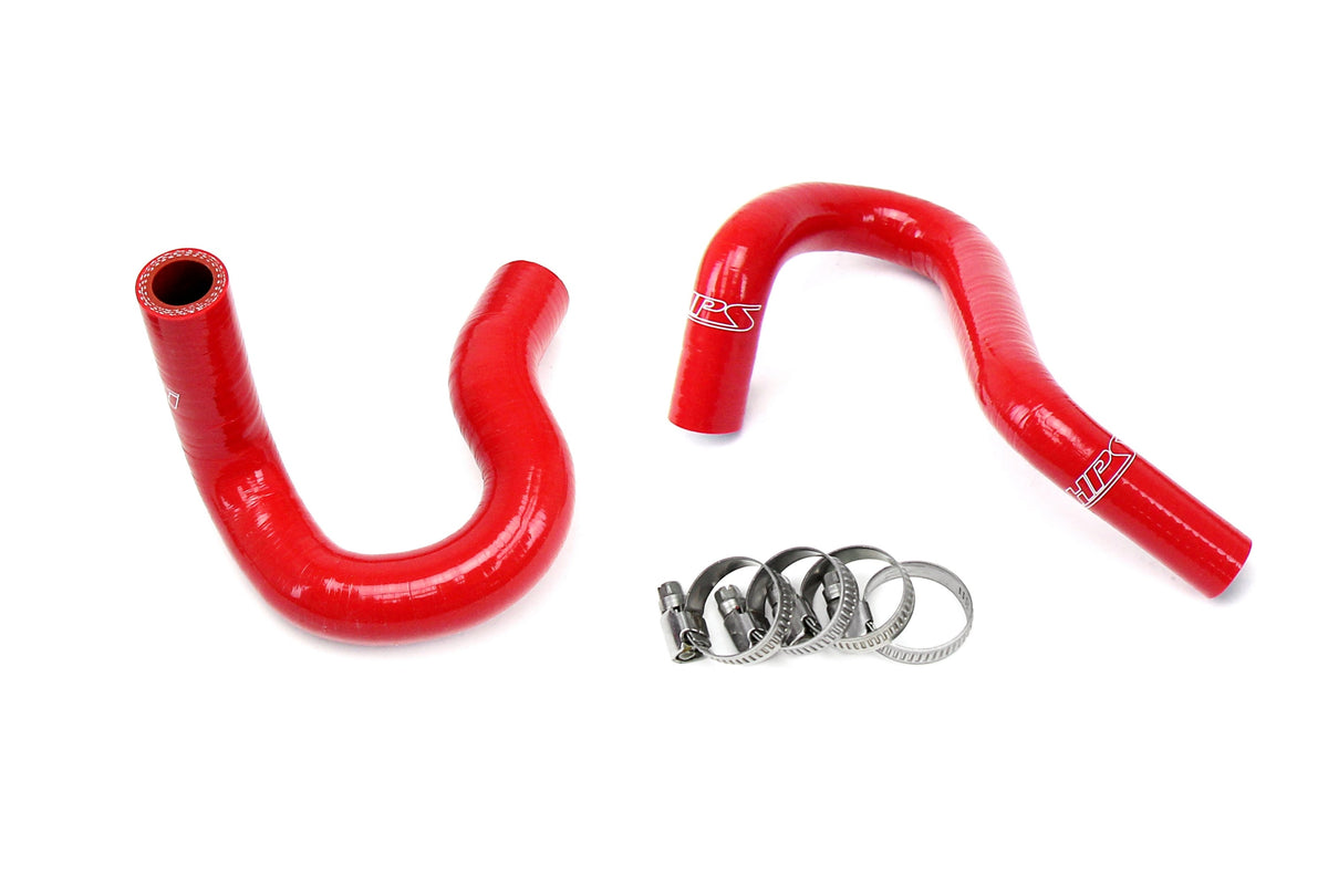 57-1416H-RED HPS Red Silicone Heater Coolant Hose Kit For 96-00 Ford Mustang GT 4.6L V8