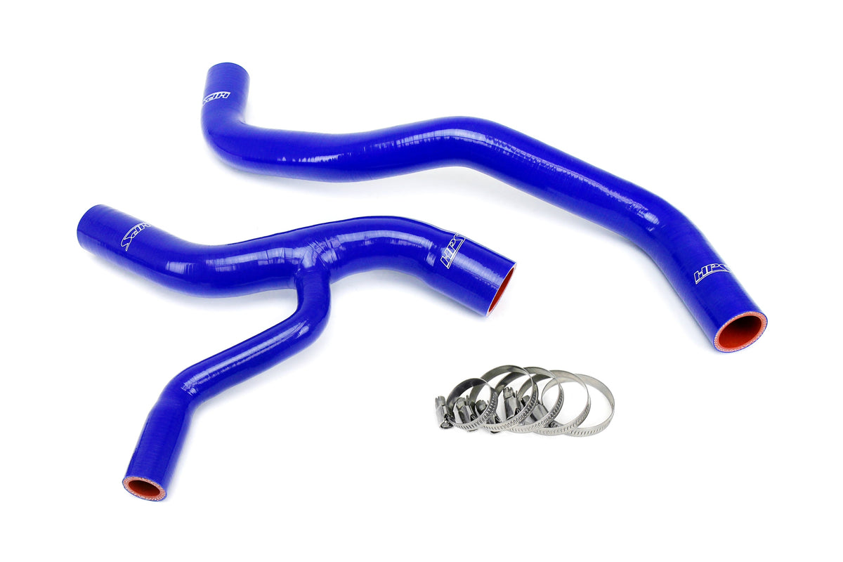 57-1416R-BLUE HPS Blue Silicone Radiator Coolant Hose For 96-00 Ford Mustang GT 4.6L V8