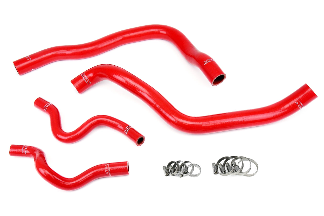 HPS Performance 57-1417-RED Silicone Radiator Coolant Hose Kit For 11-14 Hyundai Sonata 2.4L