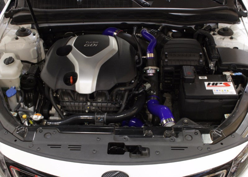 HPS Performance installation Silicone Intercooler Hose Kit For 11-15 Kia Optima 2.0T / 11-14 Hyundai Sonata 2.0T Turbo