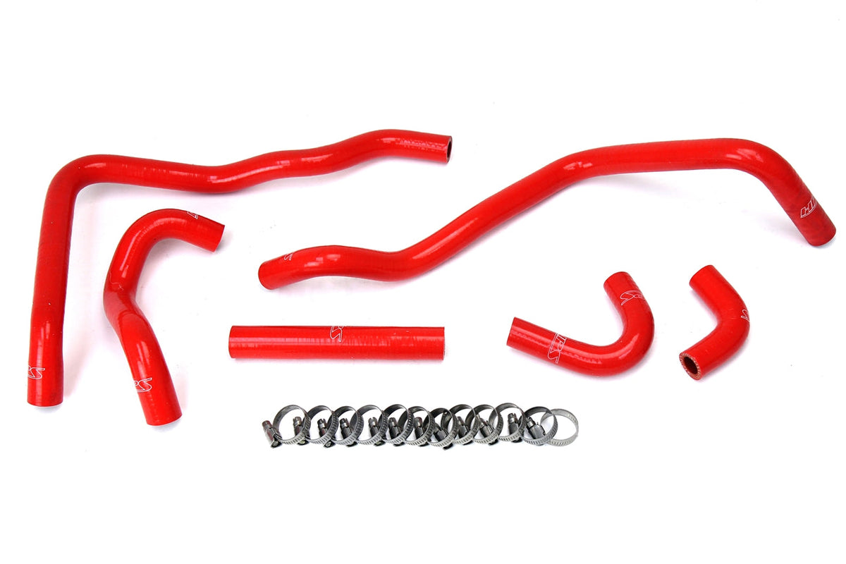 HPS Performance 57-1433-RED Silicone Heater Coolant Hose Kit For 00-05 Toyota MR2 Spyder 1.8L