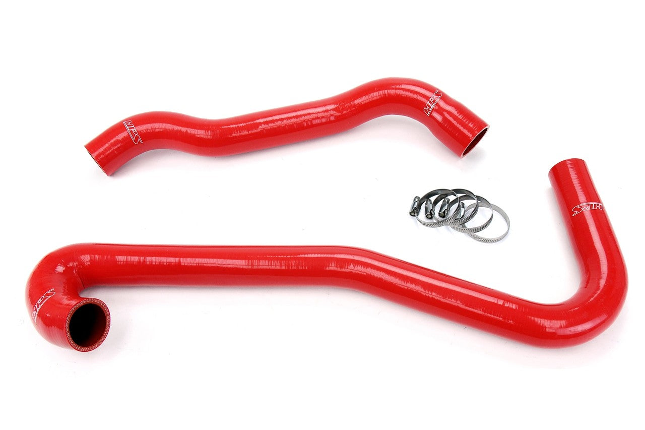 HPS Performance 57-1453-RED Silicone Radiator Coolant Hose Kit For 06-08 Jeep Grand Cherokee WK1 SRT8 6.1L V8