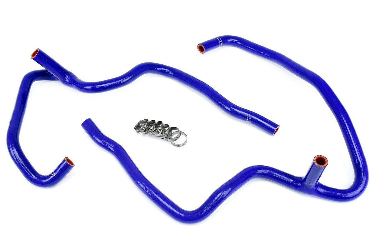HPS Performance 57-1472-BLUE Silicone Heater Coolant Hose Kit For 06-10 Jeep Commander XK 5.7L V8