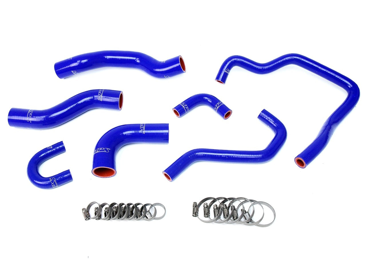 HPS Performance 57-1478-BLUE Silicone Radiator/Heater Coolant Hose Kit For 89-95 Toyota 4Runner/Pickup 22RE NT LHD