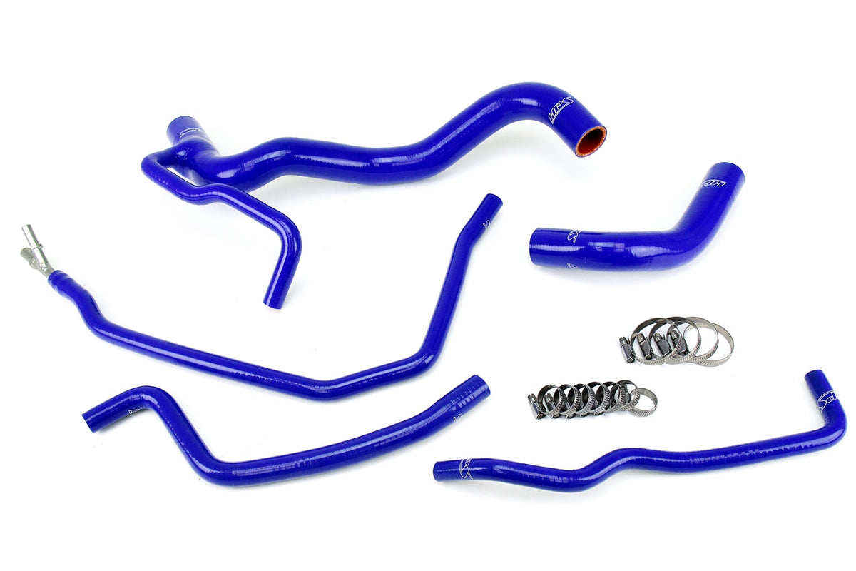 HPS Performance 57-1479-BLUE Silicone Radiator with Bypass Coolant Hose Kit For 11-15 Scion tC