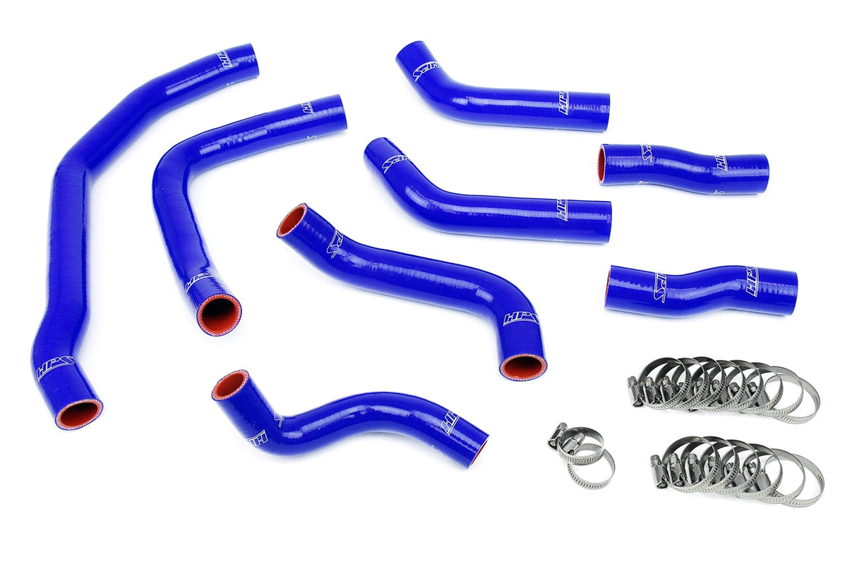 HPS Performance 57-1501-BLUE Silicone Radiator Coolant Hose 8PC Kit For 90-99 Toyota MR2 3SGTE Turbo