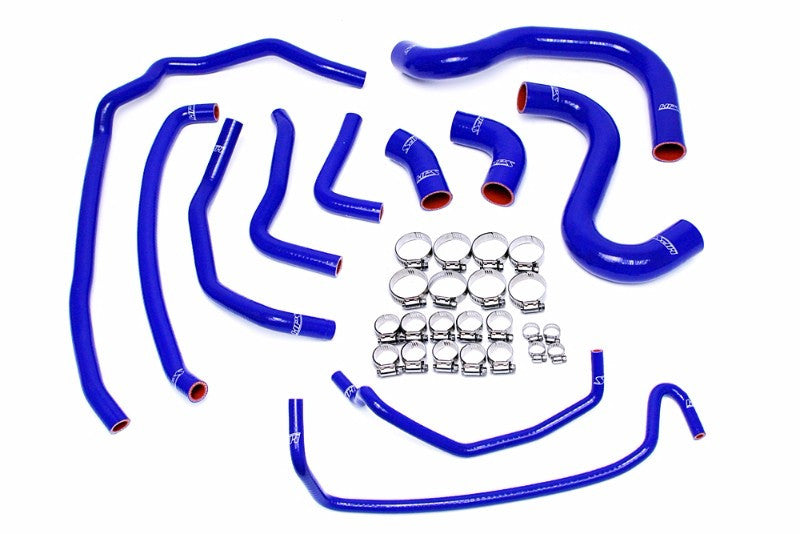 HPS Performance 57-1502-BLUE Silicone Radiator/Heater Coolant Hose Kit For 15-16 Ford Mustang GT 5.0L V8