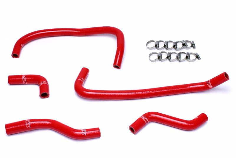 HPS Performance 57-1503H-RED Silicone Heater Coolant Hose Kit For 13-17 Dodge Viper SRT-10 8.4L V10