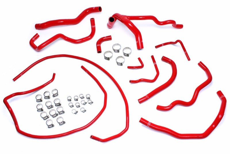 HPS Performance 57-1512-RED Silicone Radiator/Heater Coolant Hose Kit For 10-13 Mazda Mazdaspeed 3 2.3L Turbo