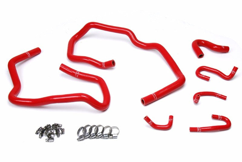 HPS Performance 57-1547-RED Silicone Heater Coolant Hose Kit For 10-14 Toyota FJ Cruiser 4.0L V6