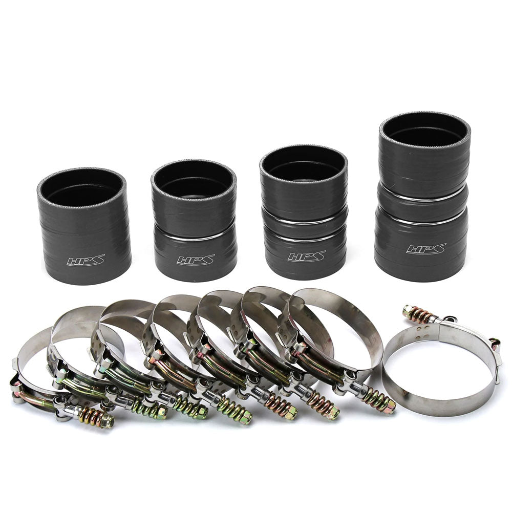 HPS Performance Silicone Intercooler Hose Kit For 08-10 Ford F-250 / F-350 / F-450 / F-550 Super Duty 6.4L Diesel