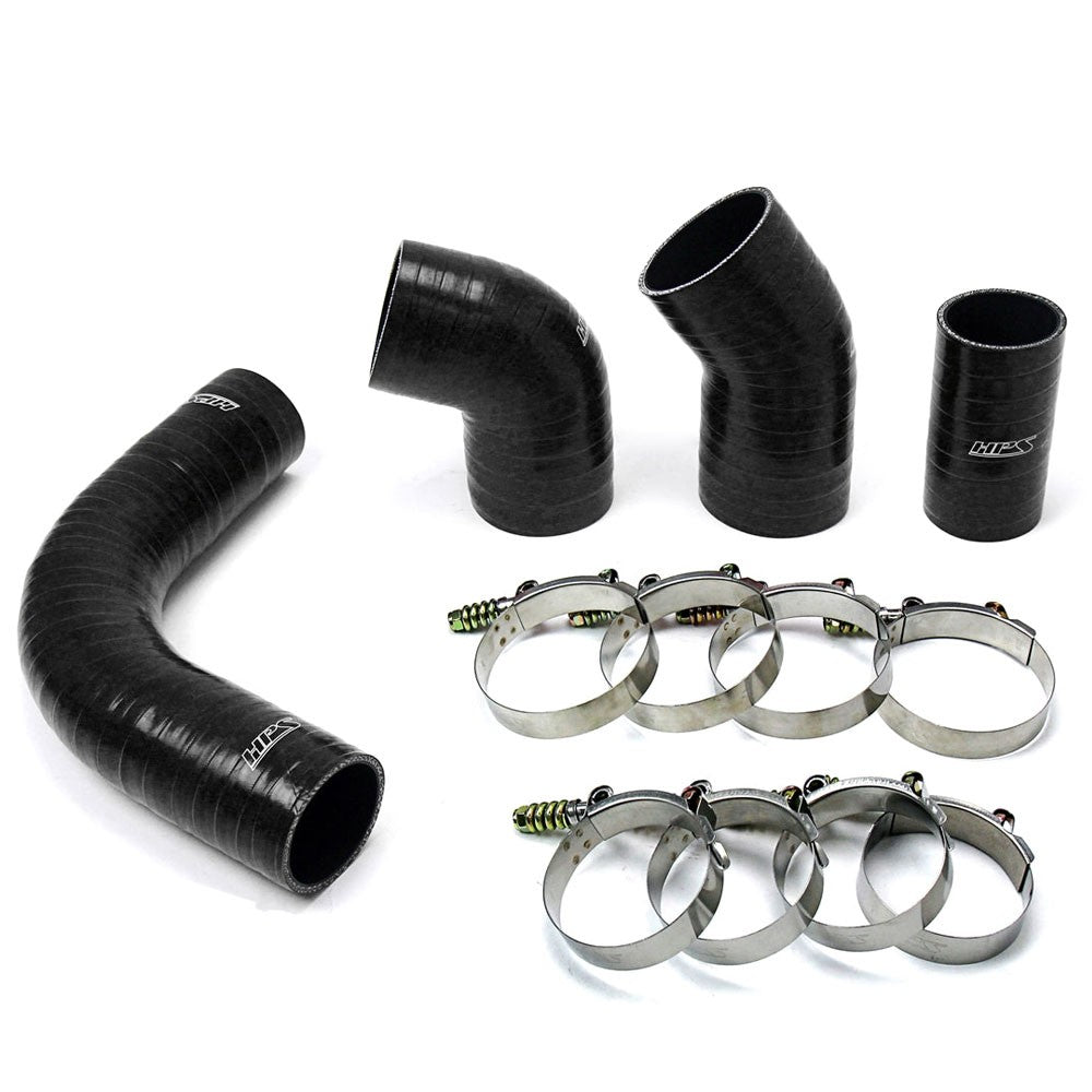 HPS Performance Silicone Intercooler Hose Kit For 02-04 Chevy Silverado / GMC Sierra 2500HD 6.6L Duramax LB7
