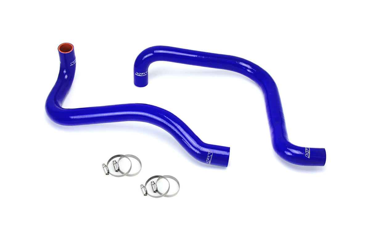 57-1589R-BLUE HPS Blue Silicone Radiator Coolant Hose Kit For 03-06 Wrangler TJ SE 2.4L LHD