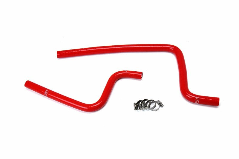 HPS Performance 57-1590-RED Silicone Heater Coolant Hose Kit For 97-02 Jeep Wrangler TJ 2.5L 4Cyl