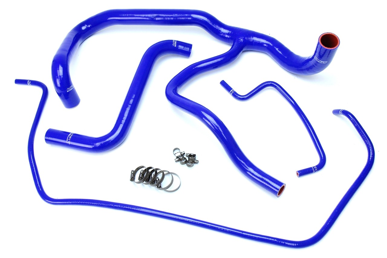 HPS Performance 57-1594R-BLUE Silicone Radiator Coolant Hose Kit For 15+ Escalade Suburban Tahoe Silverado Yukon Sierra
