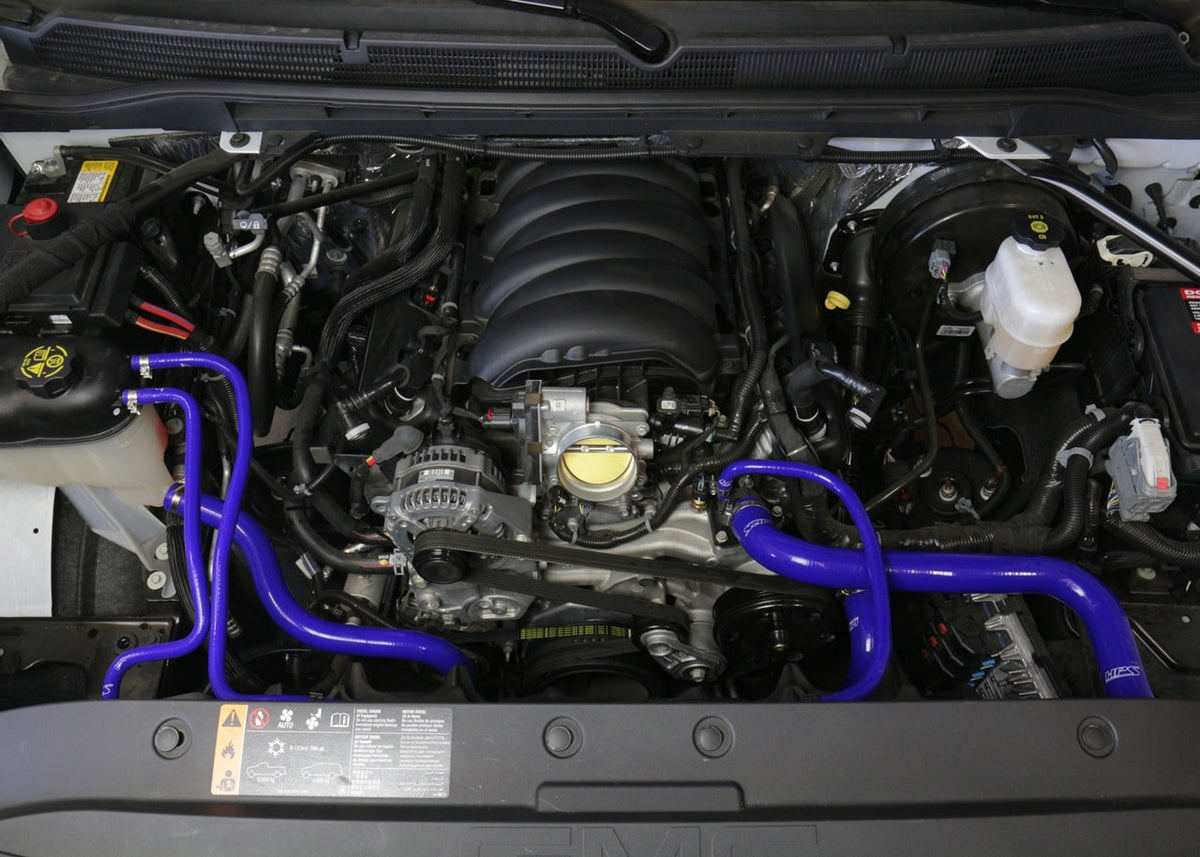 HPS Performance installation Silicone Radiator Coolant Hose Kit For 15+ Escalade Suburban Tahoe Silverado Yukon Sierra